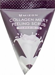 197499 Пілінг-скраб для обличчя з колагеном і молочним білком Mizon Collagen Milky Peeling Scrub 7 г