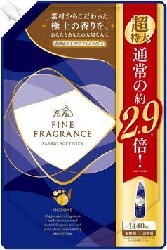 Кондиціонер-ополіскувач для білизни FaFa Fine Fragrance Homme, мускус і бергамот, 1440 мл (670157) 670157 - постачальник японських та корейських товарів для дому, здоров'я і краси Pikami