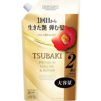 Кондиціонер TSUBAKI Premium Об'єм і відновлення волосся, 600 мл (488138) 488138 - постачальник японських та корейських товарів для дому, здоров'я і краси Pikami