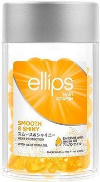 Олія для волосся Ellips Hair Vitamin Smooth&Shiny Розкішне сяйво з олією алое вера(200410) 200410 - постачальник японських та корейських товарів для дому, здоров'я і краси Pikami