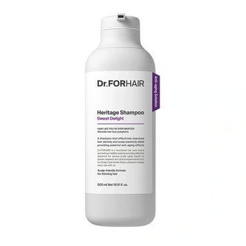 Антивіковий шампунь для ослабленої шкіри голови та тонкого волосся Dr.FORHAIR Shampo, 500 мл (502960) 502960 - постачальник японських та корейських товарів для дому, здоров'я і краси Pikami