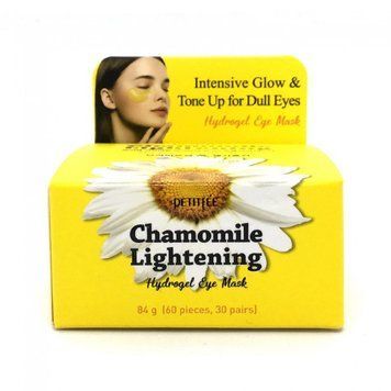 Гідрогелеві патчі з ромашкою Petitfee Chamomile Lightening Hydrogel Eye Mask 84 г 60 шт (850412) 850412 - постачальник японських та корейських товарів для дому, здоров'я і краси Pikami