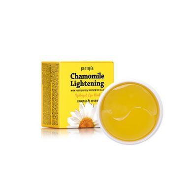 Гідрогелеві патчі з ромашкою Petitfee Chamomile Lightening Hydrogel Eye Mask 84 г 60 шт (850412) 850412 - постачальник японських та корейських товарів для дому, здоров'я і краси Pikami