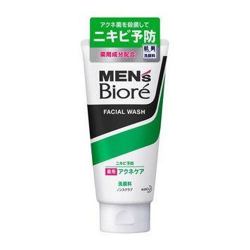 Чоловіча пінка для обличчя проти акне Men`s Biore Double Acne Control / KAO / 130гр (286833) 286833 - постачальник японських та корейських товарів для дому, здоров'я і краси Pikami