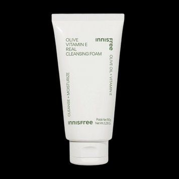 Пінка для вмивання з оливковою олією Innisfree Olive Vitamin E Real Cleansing Foam 150 гр (690919) 690919 - постачальник японських та корейських товарів для дому, здоров'я і краси Pikami
