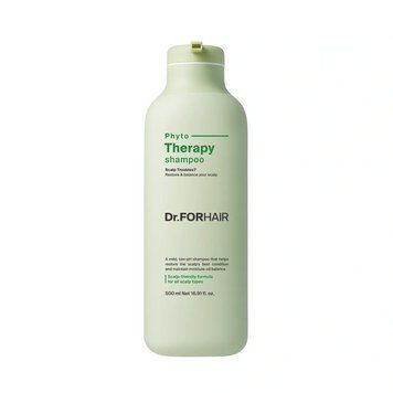 Фітотерапевтичний шампунь для чутливої шкіри голови Dr.FORHAIR Phyto Therapy Shampoo, 500 мл (533377) 533377 - постачальник японських та корейських товарів для дому, здоров'я і краси Pikami