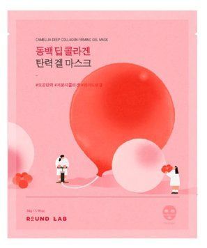 541383 Гелева маска з колагеном Round Lab Camellia Deep Collagen Firming Gel Mask 34 мл 541383 - постачальник японських та корейських товарів для дому, здоров'я і краси Pikami