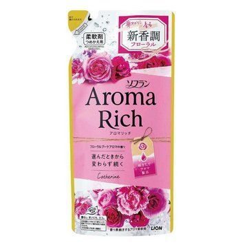 Кондиционер для белья Аrома Rich Catherine с натуральными ароматическими маслами, ароматический мат цветов LION 400 мл.339823 &ndash; поставщик японских и корейских товаров для дома, здоровья и красоты Pikami