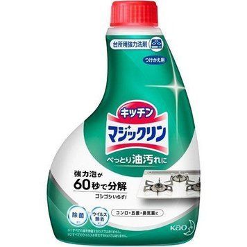 Спрей-пенка KAO Magiclean Handy для кухонной плиты, запасной блок 400 мл (036179)036179 &ndash; поставщик японских и корейских товаров для дома, здоровья и красоты Pikami