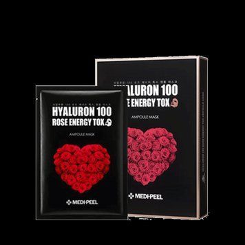 [MEDI-PEEL] Тканева маска з екстрактом рози Hyaluron 100 Rose Energy Tox, 1 шт (343600) 343600 - постачальник японських та корейських товарів для дому, здоров'я і краси Pikami