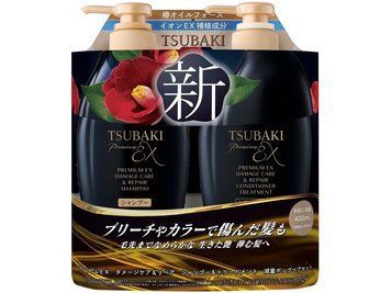 Набір шампунь та кондиціонер TSUBAKI Premium EX Догляд за пошкодженим волоссям і відновлення, 2 x 450 мл 494894 - постачальник японських та корейських товарів для дому, здоров'я і краси Pikami