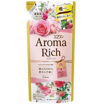 Кондиционер для белья " AROMA Rich "с ароматом длительного действия "Diana ", сменная упаковка (292432)292432 &ndash; поставщик японских и корейских товаров для дома, здоровья и красоты Pikami