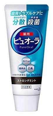 Зубна паста КАО "Pyuora Pure Oral" антибактеріальна для профілактики карієсу і гінгівіту 115 г (313485)