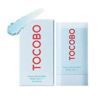 Сонцезахисний крем у стіку Tocobo Cotton Soft Sun Stick Spf50+ Pa++++, 19 гр (060041) 060041 - постачальник японських та корейських товарів для дому, здоров'я і краси Pikami