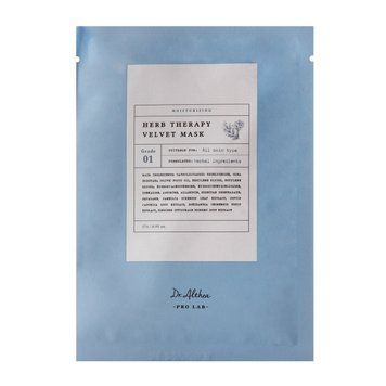 Маска для обличчя тканинна, DR. ALTHEA PRO LAB Herb Therapy Velvet Mask 1 шт 27 гр (250670)250670 &ndash; поставщик японских и корейских товаров для дома, здоровья и красоты Pikami