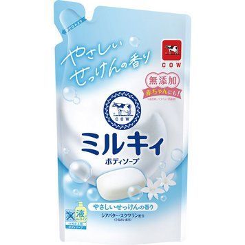 Рідке мило для тіла з ніжним ароматом, Cow Brand, змінний блок 360 мл (011655) 011655 - постачальник японських та корейських товарів для дому, здоров'я і краси Pikami