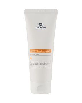 Кремова очищуюча пінка із саліциловою кислотою CUskin Clean-Up AV Free Foam Cleanser, 150 мл (222701) 222701 - постачальник японських та корейських товарів для дому, здоров'я і краси Pikami