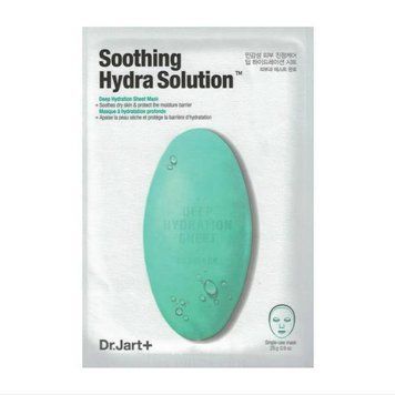 Заспокійлива маска для обличчя DR. JART+ Dermask Soothing Hydra Solution Deep Hydration Sheet 25 мл (712232) 712232 - постачальник японських та корейських товарів для дому, здоров'я і краси Pikami
