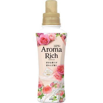Кондиционер для белья "AROMA Rich" с ароматом длительного действия "Diana", бутылка, 480 мл (311607)353119 &ndash; поставщик японских и корейских товаров для дома, здоровья и красоты Pikami