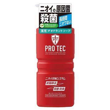 Чоловіче дезодоруючу рідке мило для тіла з ментолом "PRO TEC" 420ml 241829 - постачальник японських та корейських товарів для дому, здоров'я і краси Pikami