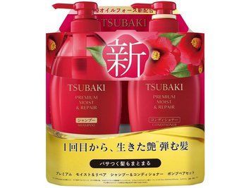 Набір шампунь та кондиціонер Shiseido TSUBAKI Premium Moist Зволоження і відновлення волосся, 2 x 45 494870 - постачальник японських та корейських товарів для дому, здоров'я і краси Pikami