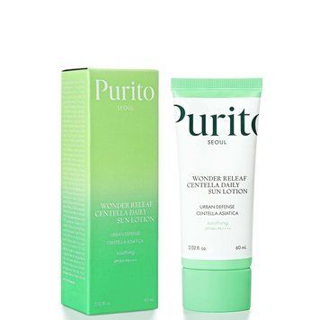 Солнцезащитный лосьон с центеллой Purito Seoul Wonder Releaf Centella Daily Sun Lotion, 60 мл (103072)103072 &ndash; поставщик японских и корейских товаров для дома, здоровья и красоты Pikami