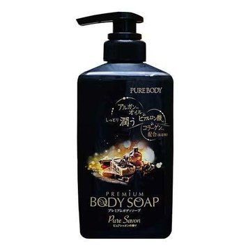 Mitsuei "Pure Body Premium" Зволожуючий гель для душу з аргановим маслом, гіалуроновою кислотою та колагеном з 300288 - постачальник японських та корейських товарів для дому, здоров'я і краси Pikami