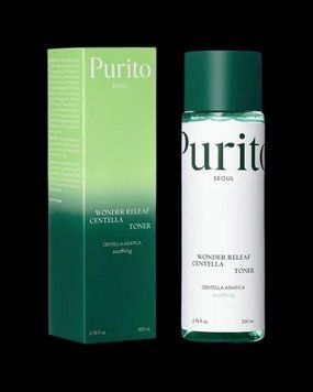 Заспокійливий тонер з центеллою Purito Seoul Wonder Releaf Centella Toner, 200 мл (101009) 101009 - постачальник японських та корейських товарів для дому, здоров'я і краси Pikami