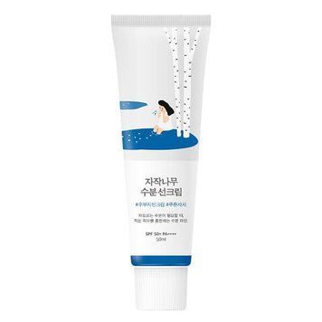 Сонцезахисний крем з березовим соком ROUND LAB Birch Juice Moisturizing Sunscreen, 50 мл (551814) 551814 - постачальник японських та корейських товарів для дому, здоров'я і краси Pikami