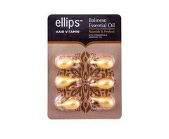 Вітаміни для волосся ELLIPS "Живлення і захист Балі" з маслом Плюмерії і розмарину 6 шт*1 мл (303012)