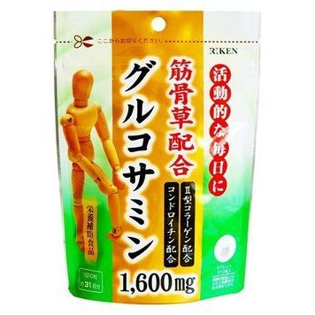 Глюкозамін з м'язово-кістковою травою, Glucosamine with Ajuga Decumbens Extract по 310 капсул в одній упаковці 672021 - постачальник японських та корейських товарів для дому, здоров'я і краси Pikami