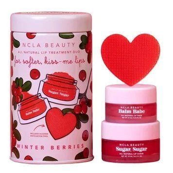 Подарунковий набір для догляду за губами &laquo;Брусниця&raquo; NCLA Beauty Winter Berries Lip Care Set (722885) 722885 - постачальник японських та корейських товарів для дому, здоров'я і краси Pikami