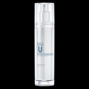Зволожуюча емульсія з пептидами і волюфіліном CU SKIN Vitamin U Ampoule Emulsion, 130 мл (222633) 222633 - постачальник японських та корейських товарів для дому, здоров'я і краси Pikami