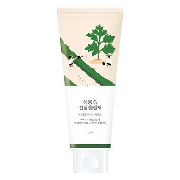 Заспокійлива очищуюча пінка з морським полином ROUND LAB Mugwort Calming Cleanser 150 мл (593080) 593080 - постачальник японських та корейських товарів для дому, здоров'я і краси Pikami
