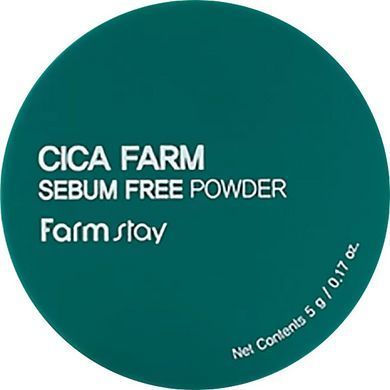 Рассыпчатая пудра для лица с экстрактом центеллы-FarmStay Cica Sebum Free Powder,5 гр954723 &ndash; поставщик японских и корейских товаров для дома, здоровья и красоты Pikami