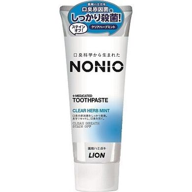 Зубна паста комплексної дії LION Nonio +Medicated Toothpaste трав'яна м'ята 130 г (259299)