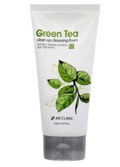 063383 Пінка для вмивання з екстрактом зеленого чаю 3W CLINIC Green Tea Clean Up ,150 мл
