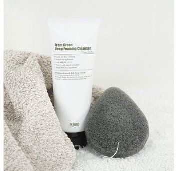 Пінка для вмивання з центеллою і зеленим чаєм Purito From Green Deep Foaming Cleanser 150 мл(100354 ) 102686 - постачальник японських та корейських товарів для дому, здоров'я і краси Pikami