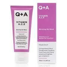 Мультивітамінна маска для обличчя Q+A Vitamin A.C.E. Warming Gel Mask 75ml 261918 - постачальник японських та корейських товарів для дому, здоров'я і краси Pikami