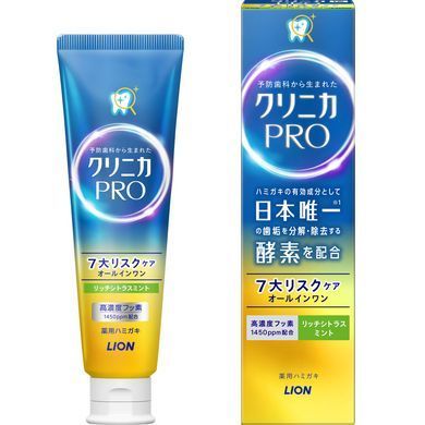 Зубна паста Clinica PRO All-in-one Rich Citrus Mint 95 г (339045) 339045 - постачальник японських та корейських товарів для дому, здоров'я і краси Pikami