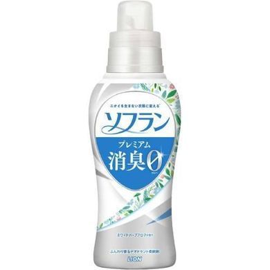 Кондиціонер для білизни Lion Soflan Premium Deodorizer Zero, аромат трав, 550 мл (320340) 320340 - постачальник японських та корейських товарів для дому, здоров'я і краси Pikami