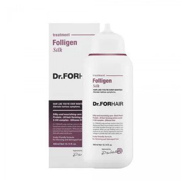 Відновлююча маска - кондиціонер для пошкодженого волосся Dr.FORHAIR Silk Treatment,300 мл (532677) 532677 - постачальник японських та корейських товарів для дому, здоров'я і краси Pikami