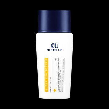 Сонцезахисна емульсія CU SKIN Clean Up Super Sunscreen SPF50+ PA +++ 50 мл (220882) 220882 - постачальник японських та корейських товарів для дому, здоров'я і краси Pikami