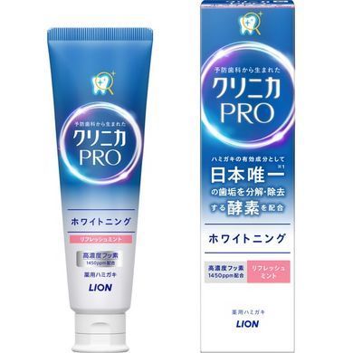 Отбеливающая зубная паста Lion Clinica PRO Refresh Mint 95 г (339106)339106 &ndash; поставщик японских и корейских товаров для дома, здоровья и красоты Pikami
