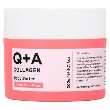 Зволожуючий баттер з колагеном Q+A Collagen Body Butter 200ml (266500) 266500 - постачальник японських та корейських товарів для дому, здоров'я і краси Pikami