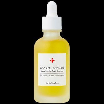 Кислотна пілінг-сироватка Cuskin Dr.Solution AHA 30% BHA 0.5% Washable Peel Serum, 50 мл (225009) 225009 - постачальник японських та корейських товарів для дому, здоров'я і краси Pikami