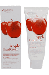 3W CLINIC APPLE HAND CREAM Крем для рук Яблоко Гладкость и блеск, 100 мл,(575431)