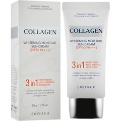 Сонцезахисний крем для обличчя з колагеном Enough Collagen 3in1 , SPF 50 PA ++, 50 гр (870252)