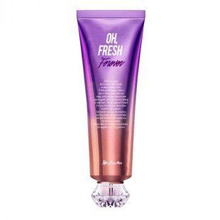 Kiss by Rosemine Fragrance Cream Oh, Fresh Forever Парфумований крем для тіла з квітковим ароматом ірису 140мл 004082 - постачальник японських та корейських товарів для дому, здоров'я і краси Pikami