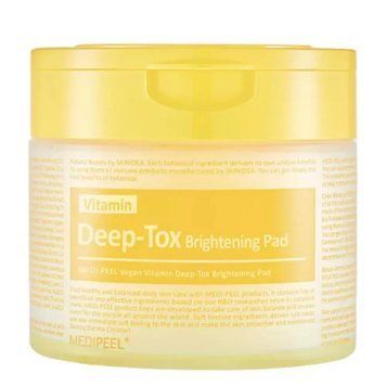 Освітлюючі вітамінні педи для обличчя Medi-Peel Vegan Vitamin Deep-Tox Brightening Pad, 70 шт (821147) 821147 - постачальник японських та корейських товарів для дому, здоров'я і краси Pikami